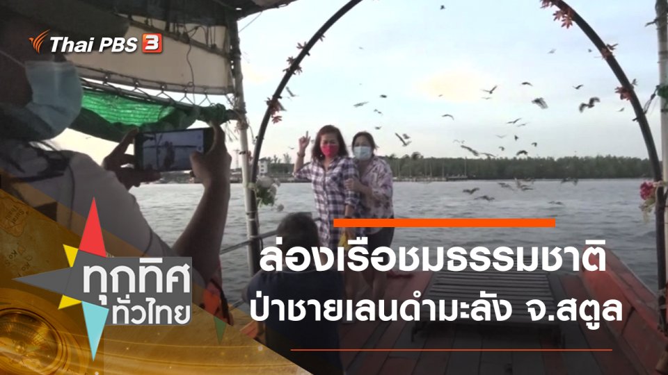 ล่องเรือชมธรรมชาติป่าชายเลนดำมะลัง จ.สตูล