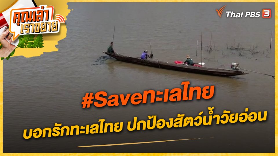 #Saveทะเลไทย บอกรักทะเลไทย ปกป้องสัตว์น้ำวัยอ่อน