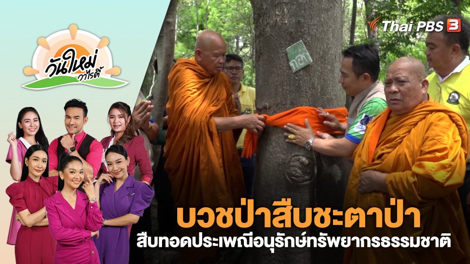 บวชป่าสืบชะตาป่า สืบทอดประเพณีอนุรักษ์ทรัพยากรธรรมชาติ | วันใหม่วาไรตี้ | 8 มิ.ย. 66