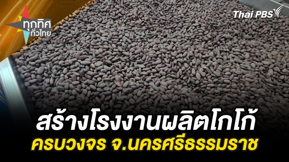 สร้างโรงงานผลิตโกโก้ครบวงจร จ.นครศรีธรรมราช