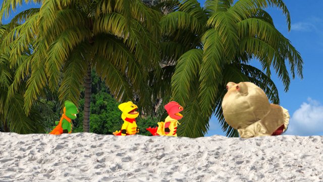 หมึกยักษ์ขึ้นฝั่ง