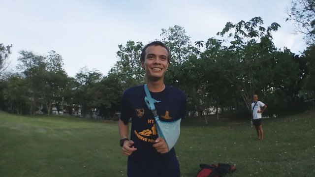 หนุ่มนักวิ่งใจสู้