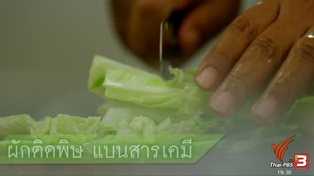 ผักติดพิษ แบนสารเคมี