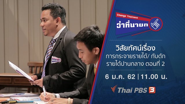 วิสัยทัศน์เรื่องการกระจายรายได้/ กับดักรายได้ปานกลาง ตอนที่ 2