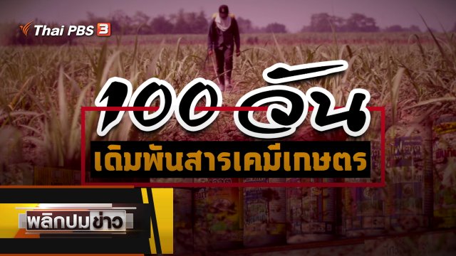 100 วัน เดิมพันสารเคมีเกษตร