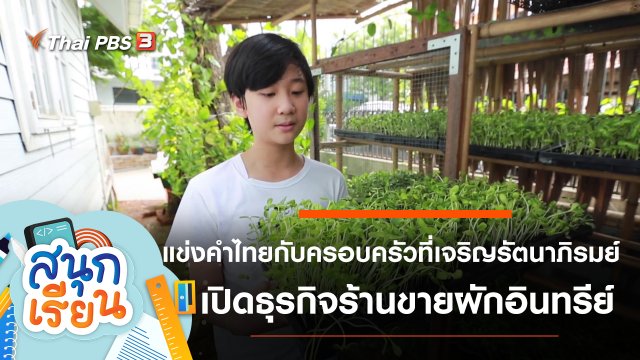 แข่งคำไทยกับครอบครัวที่เจริญรัตนาภิรมย์, เปิดธุรกิจร้านขายผักอินทรีย์