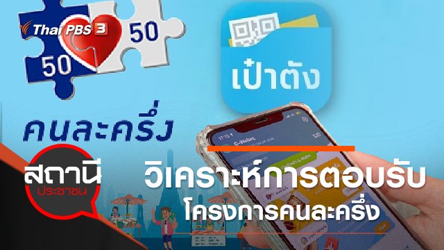 วิเคราะห์การตอบรับโครงการคนละครึ่ง