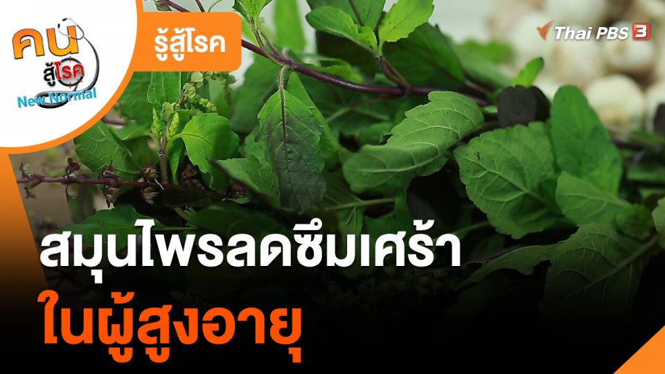 รู้สู้โรค : สมุนไพรลดซึมเศร้าในผู้สูงอายุ