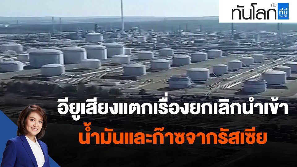 ​อียูเสียงแตกเรื่องยกเลิกนำเข้าน้ำมันและก๊าซจากรัสเซีย