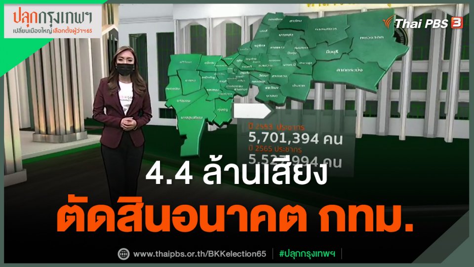 4.4 ล้านเสียงตัดสินอนาคต กทม.