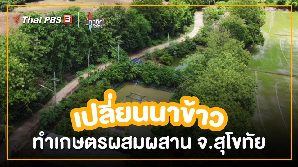 อาชีพทั่วไทย : เปลี่ยนนาข้าวทำเกษตรผสมผสาน จ.สุโขทัย