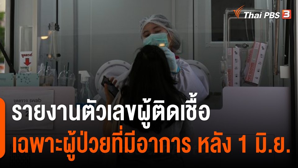 สธ.เตรียมปรับรายงานผู้ติดเชื้อ เฉพาะผู้ป่วยที่มีอาการ หลัง 1 มิ.ย.นี้