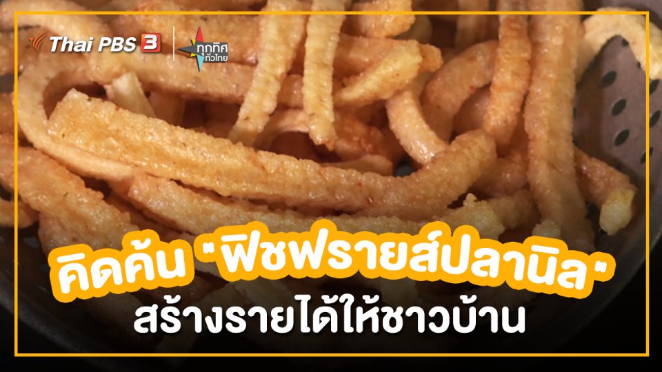 ​อาชีพทั่วไทย :  มรภ.บ้านสมเด็จฯ คิดค้น "ฟิชฟรายส์ปลานิล"