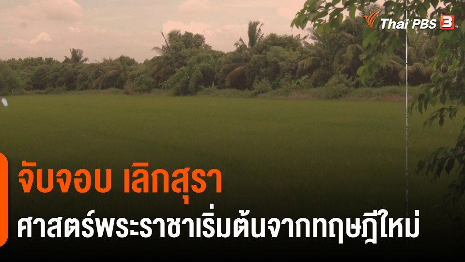 ​ดอกผลของความยั่งยืน : จับจอบ เลิกสุรา ศาสตร์พระราชาเริ่มต้นจากทฤษฎีใหม่