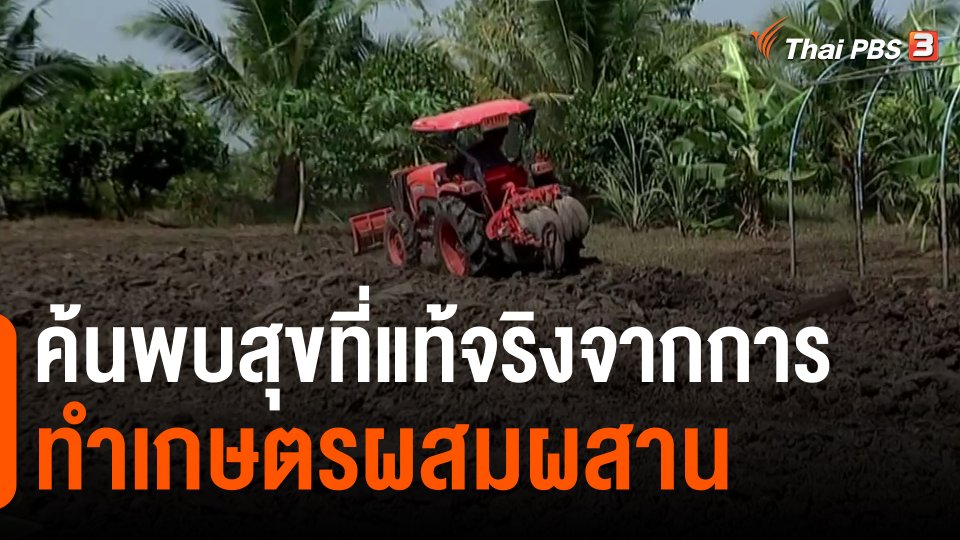 ​ดอกผลของความยั่งยืน : ค้นพบสุขที่แท้จริงจากการทำเกษตรผสมผสาน