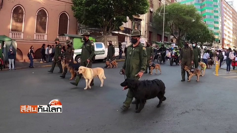 ส.ว.โคลอมเบีย จูงม้าเข้าสภา