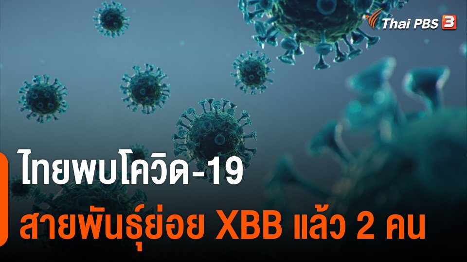 ไทยพบโควิด-19 สายพันธุ์ย่อย XBB แล้ว 2 คน