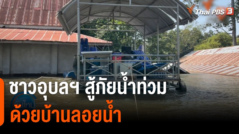 C-Site Focus : ชาวอุบลฯ สู้ภัยน้ำท่วมด้วยบ้านลอยน้ำ