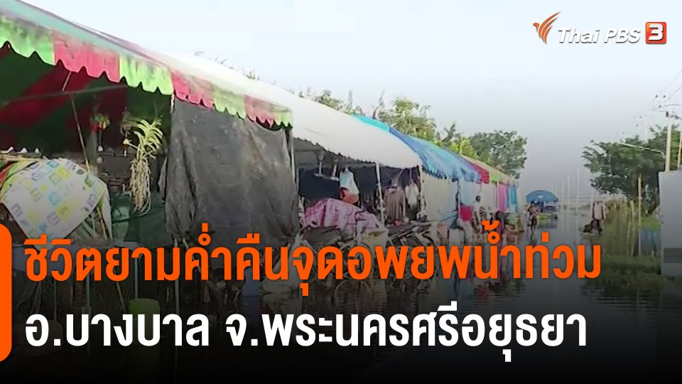 สถานีร้องเรียน : ชีวิตยามค่ำคืนจุดอพยพน้ำท่วม อ.บางบาล จ.พระนครศรีอยุธยา