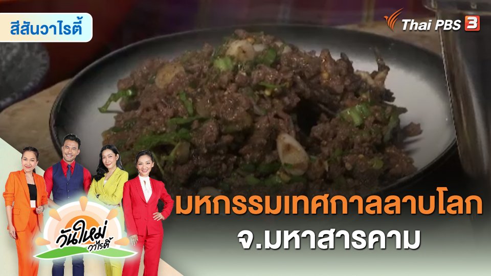 สีสันวาไรตี้ : งานมหกรรมเทศกาลลาบโลก