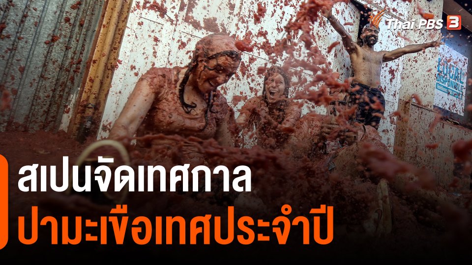 ​สเปนจัดเทศกาลปามะเขือเทศประจำปี