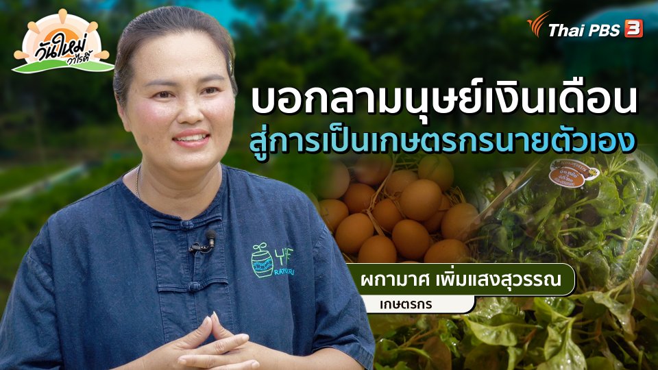 พอดีพอเพียง : บอกลามนุษย์เงินเดือน สู่การเป็นเกษตรกรนายตัวเอง