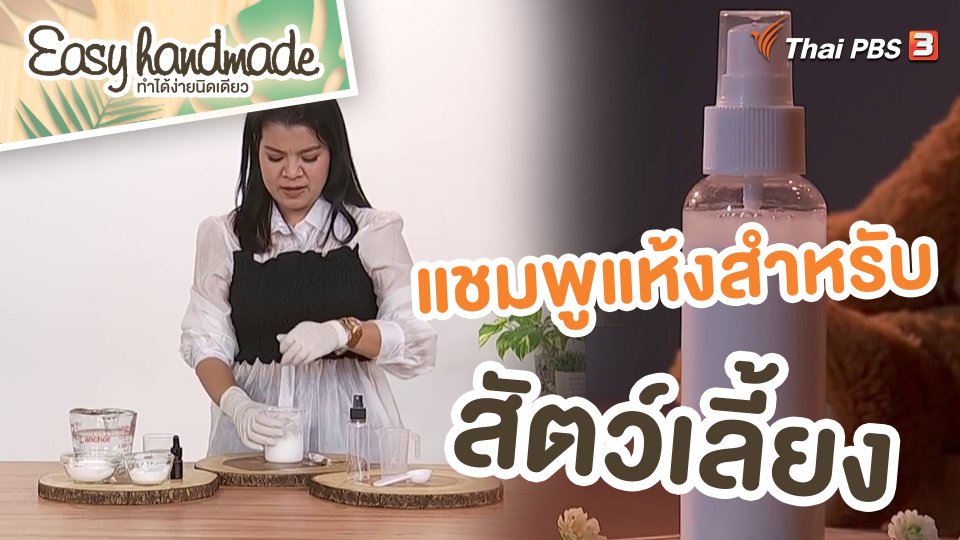 ​Easy handmade : แชมพูแห้งสำหรับสัตว์เลี้ยง