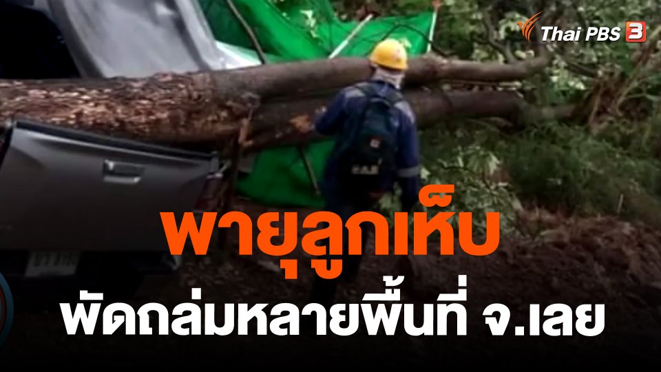 ​พายุลูกเห็บพัดถล่มหลายพื้นที่ จ.เลย