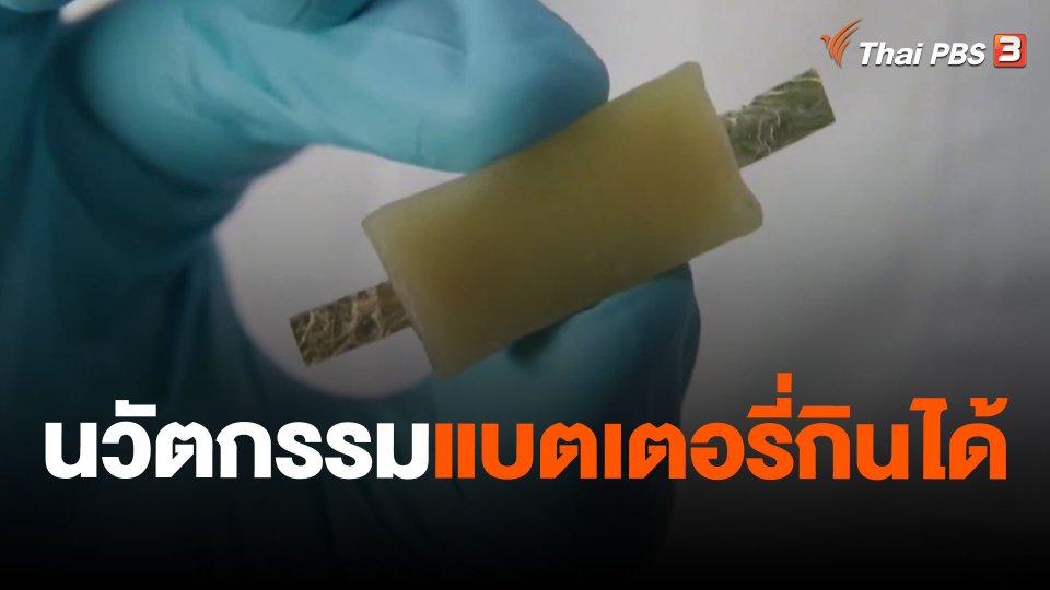 นวัตกรรมแบตเตอรี่กินได้