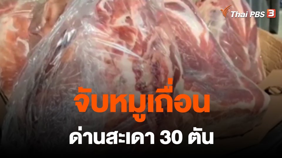 กินอยู่รู้รอบ : จับหมูเถื่อนด่านสะเดา 30 ตัน