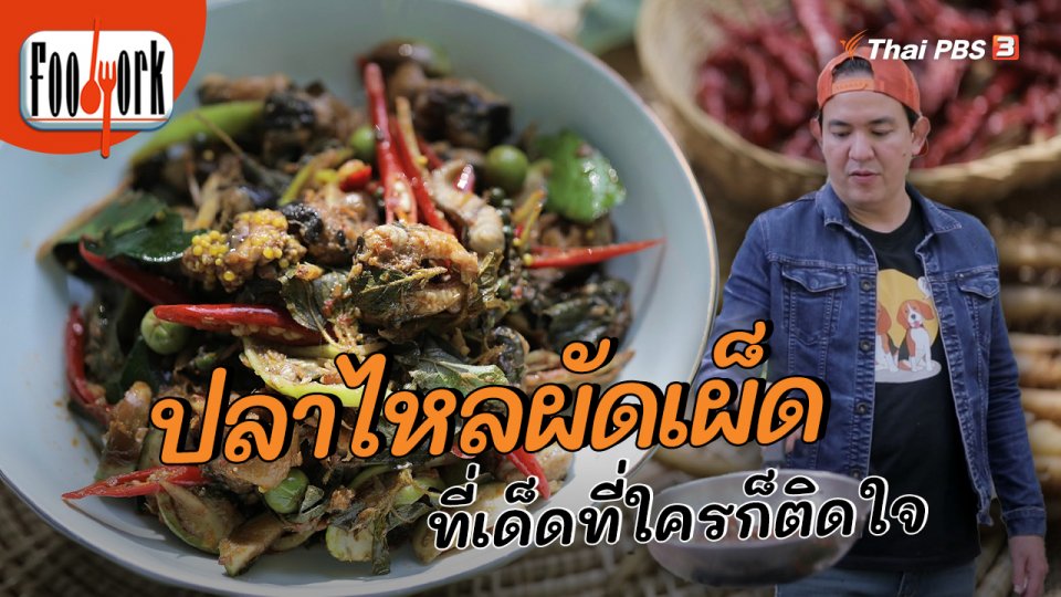 ปลาไหลผัดเผ็ด ที่เด็ดที่ใครก็ติดใจ