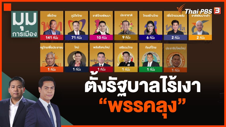 "ขาดเธอก็ขาดใจ" ตั้งรัฐบาลไร้เงา "พรรคลุง"
