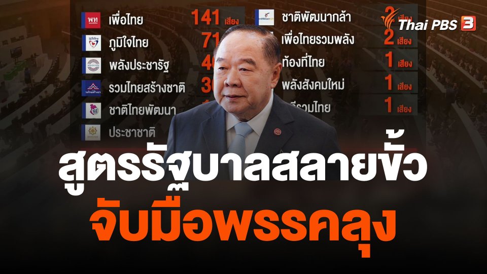 จับตาสูตรรัฐบาลสลายขั้ว-จับมือพรรคลุง