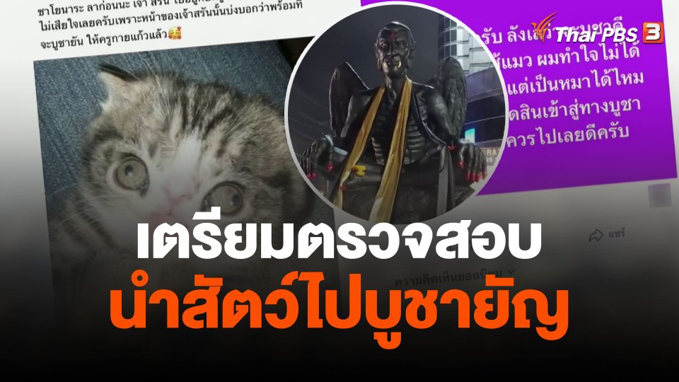 สื่อสังคมออนไลน์วิจารณ์การนำสัตว์ไปบูชายัญ