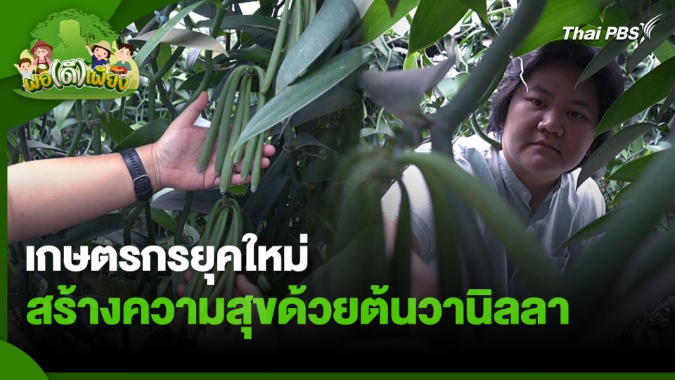 พอดีพอเพียง : เกษตรกรยุคใหม่ สร้างความสุขด้วยต้นวานิลลา