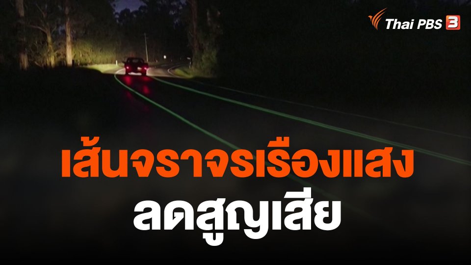 เส้นจราจรเรืองแสงลดสูญเสีย