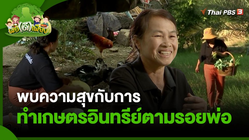 พอดีพอเพียง : พบความสุขกับการทำเกษตรอินทรีย์ตามรอยพ่อ