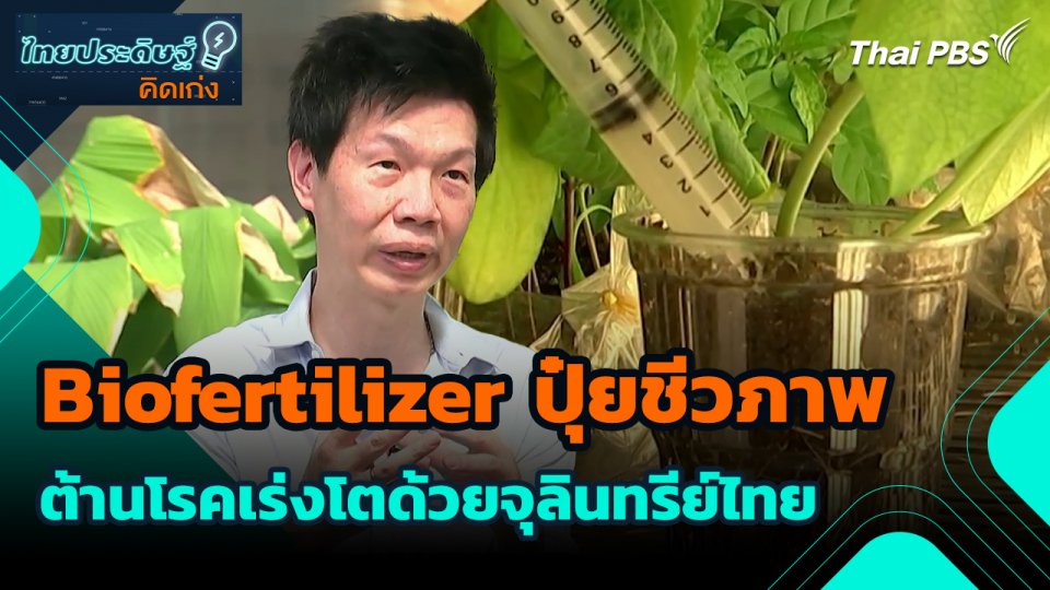 ​ไทยประดิษฐ์คิดเก่ง : Biofertilizer ปุ๋ยชีวภาพ ต้านโรคเร่งโตด้วยจุลินทรีย์ไทย