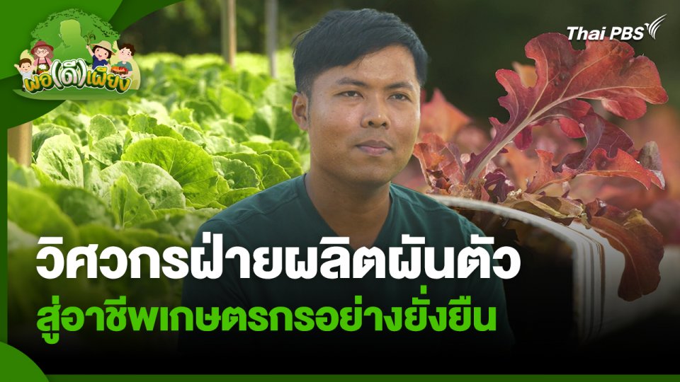 พอดีพอเพียง : วิศวกรฝ่ายผลิตผันตัว สู่อาชีพเกษตรกรอย่างยั่งยืน