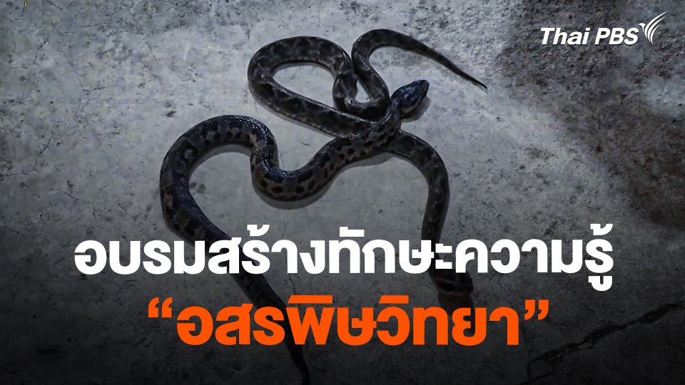 อบรมสร้างทักษะความรู้ "อสรพิษวิทยา"