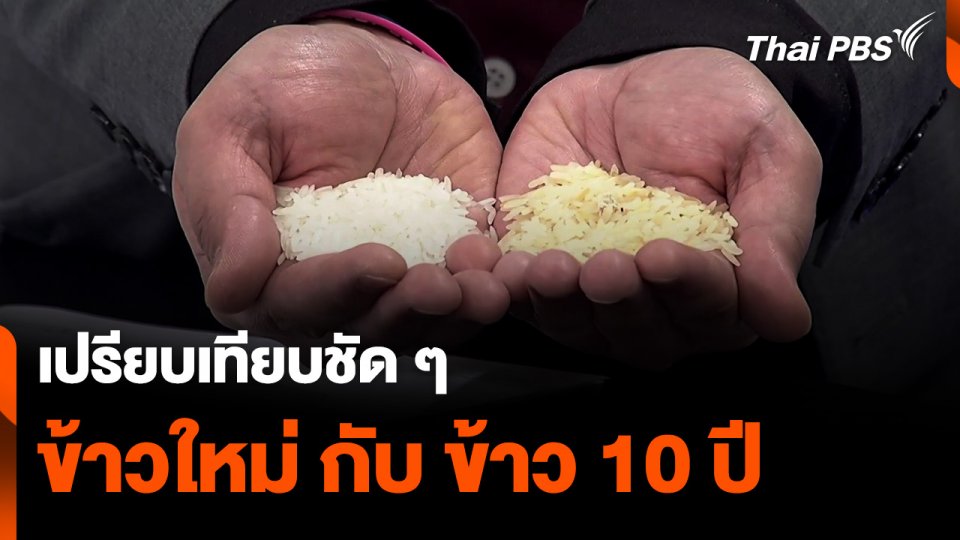 เปรียบเทียบชัด ๆ ระหว่าง ข้าว 10 ปี กับ ข้าวใหม่