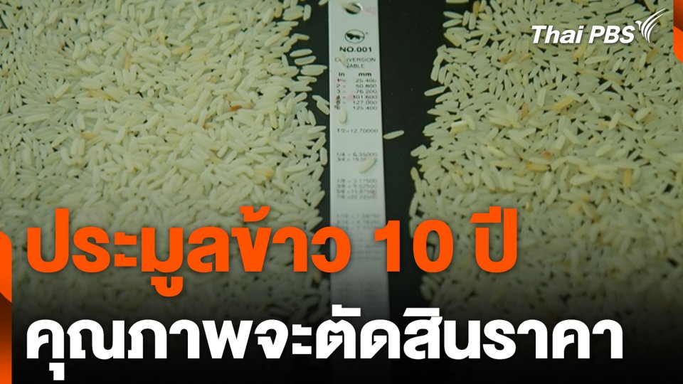 ประมูลข้าว 10 ปี คุณภาพจะตัดสินราคา