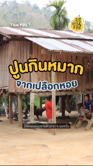 ปูนกินหมากจากเปลือกหอย