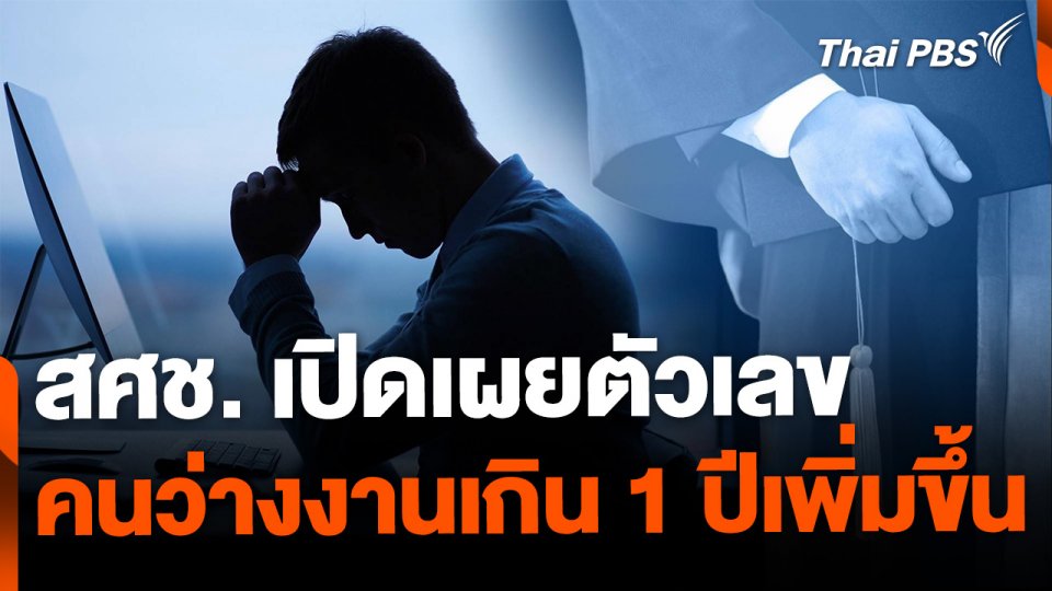 สศช. เปิดเผยตัวเลข พบคนว่างงานเกิน 1 ปีเพิ่มขึ้น