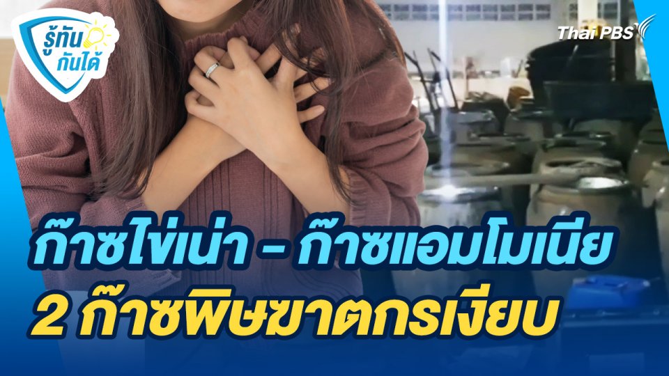 รู้ทันกันได้ : ก๊าซไข่เน่า - ก๊าซแอมโมเนีย 2 ก๊าซพิษฆาตกรเงียบ