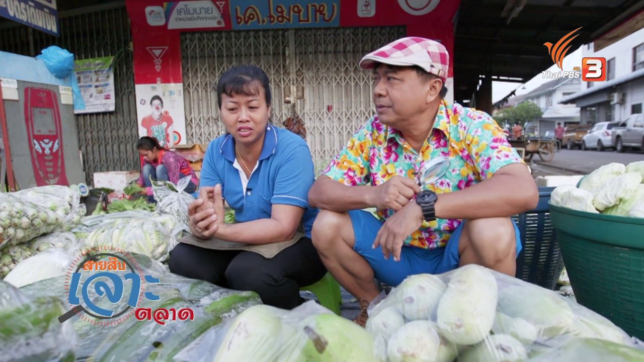 วันใหม่ ไทยพีบีเอส - สายสืบเจาะตลาด : สำรวจราคาผัก ตลาดพนมสารคาม จ.ฉะเชิงเทรา