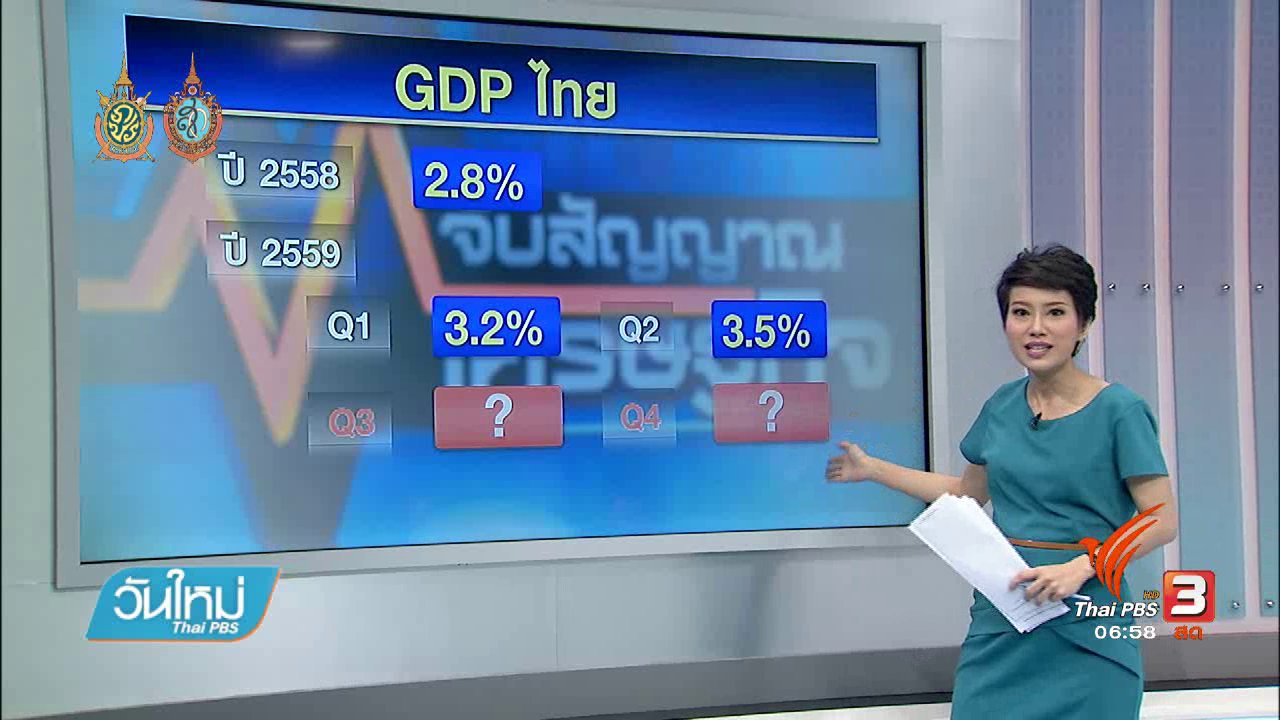 วันใหม่ ไทยพีบีเอส - จับสัญญาณเศรษฐกิจ : ครบรอบ2 ปี รัฐบาลปรับแผนการทำงาน