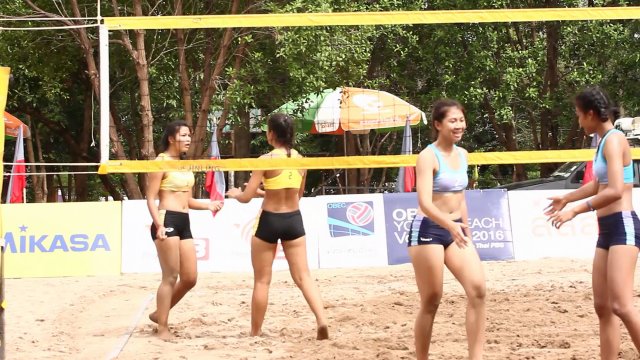 แนะนำผู้เข้าแข่งขัน OBEC Young Beach Volleyball 2016 คู่ชิงชนะเลิศรุ่น 18 ปีหญิง