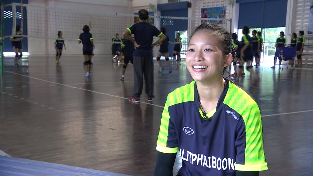 Scoop idol ThaiPBS Girl Vollayball super series 2016