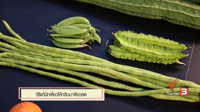 สุดยอดแม่บ้าน : วิธีทำผักเหี่ยวให้กลับมาสดได้ดังเดิม